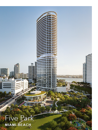 Five Park, Miami Beach - Priced from $1,100,000 - The CJ Mingolelli Team at Douglas Elliman Real Estate