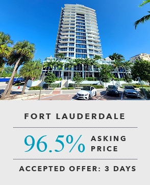 Sold and Closed at 96.5% of asking price in Fort Lauderdale, FL - accepted offer 3 days