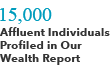 15,000 Affluent Individuals Profiled in Our Wealth Report