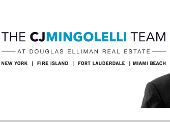 The CJ Mingolelli Team At Douglas Elliman Real Estate, Licensed in New York and Florida - mobile: 917.703.9284